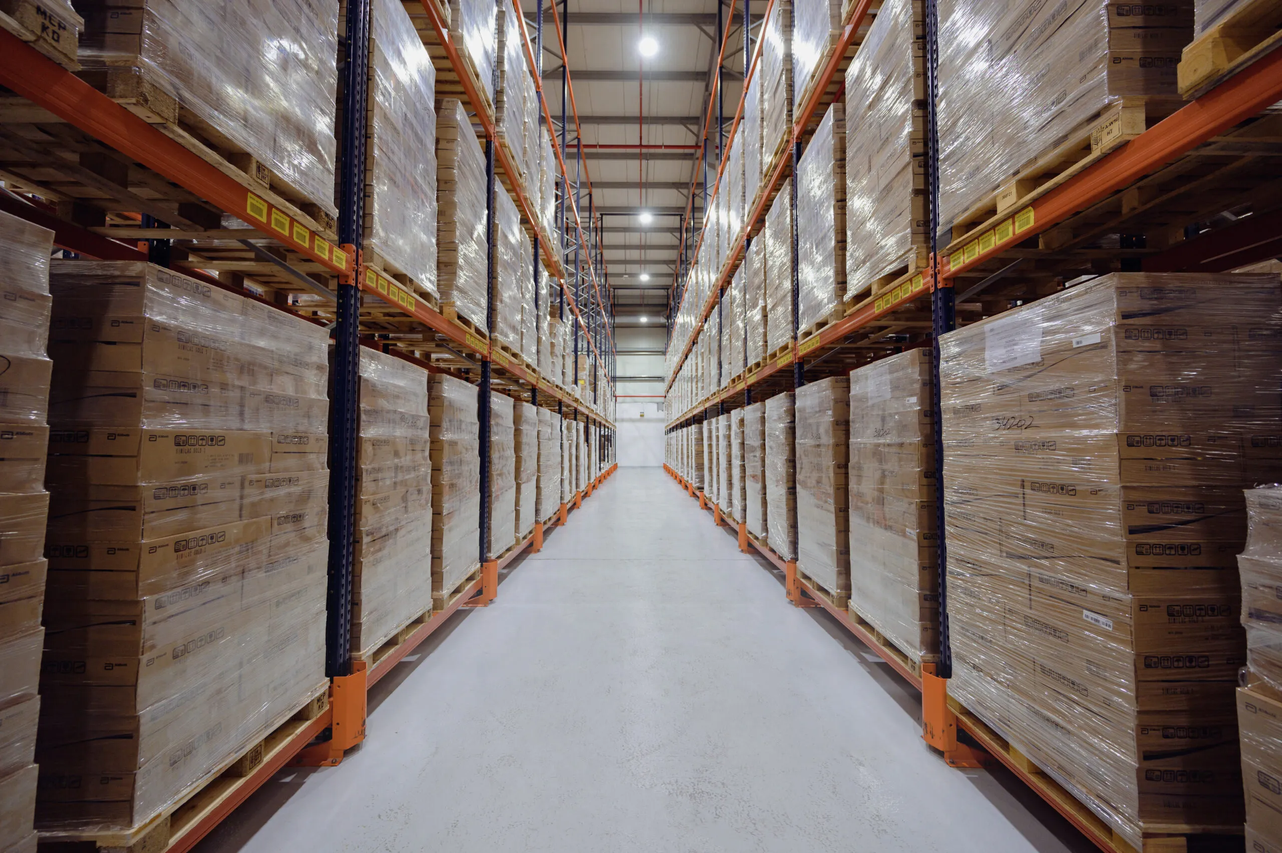 Inside the Al Kamal warehouses